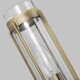 Flynn Wall Light by Lauren Ralph Lauren, Finish: Nickel Polished, Time Worn Brass, , | Casa Di Luce Lighting