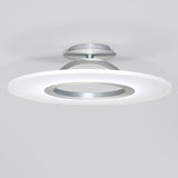 Elektron dweLED Pendant-Semi-Flushmount by W.A.C. Lighting, Finish: Aluminum Brushed, Black, Size: 20 Inch, 28 Inch, | Casa Di Luce Lighting