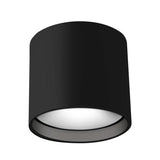 Falco Round Flushmount by Kuzco, Finish: Black, White, , | Casa Di Luce Lighting