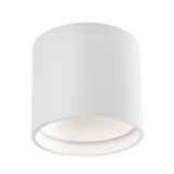 Falco Round Flushmount by Kuzco, Finish: Black, White, , | Casa Di Luce Lighting
