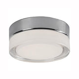 Bedford Flush Mount by Kuzco, Color: Clear, Frost - Tech, Finish: Black, Nickel Brushed, Chrome, Vintage Brass, Size: 11 Inch, 6 Inch | Casa Di Luce Lighting
