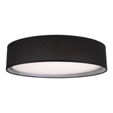 Dalton Flushmount by Kuzco, Finish: Black, Size: 20 Inch, | Casa Di Luce Lighting