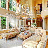 Foliage 350/12 Chandelier by Possoni, Title: Default Title, , | Casa Di Luce Lighting