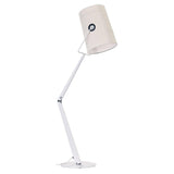 Fork Floor Lamp by Diesel Living with Lodes, Color: Ivory, Grey, Finish: Ivory, Anthracite, | Casa Di Luce Lighting