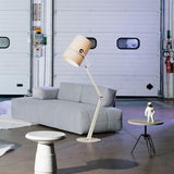 Fork Floor Lamp by Diesel Living with Lodes, Color: Ivory, Grey, Finish: Ivory, Anthracite, | Casa Di Luce Lighting
