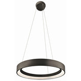 Fornello Large LED Pendant by Kichler, Finish: Black, Nickel Brushed, White, , | Casa Di Luce Lighting