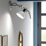 Fortebraccio Spot Wall Lamp by Luceplan, Finish: White, Metal, , | Casa Di Luce Lighting