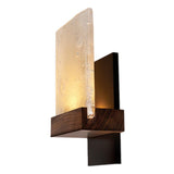 Fortis LED Wall Sconce by Cerno, Color: Carrara Marble-Cerno, Finish: Brushed Aluminium-Cerno, Distressed Brass-Cerno, Brass Brushed, Oiled Bronze-Cerno, Light Option: 2700K LED, 3500K LED | Casa Di Luce Lighting