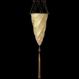 Glass Cesendello Pendant by Fortuny by Venetia Studium, Color: Gold Classic-Fortuny, Silver Classic-Fortuny, White Classic-Fortuny, Gold Mosaic-Fortuny, Red Mosaic-Fortuny, , | Casa Di Luce Lighting