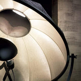 Fortuny Floor Lamp by Pallucco, Color: Black/White-Palluco, Black/Gold Metallic-Palluco, Semi Gloss Black/Bronze Metallic-Palluco, Semi Gloss Black/Metallic Silver-Palluco, Beige/White-Palluco, White/White-Palluco, Finish: Black, Titanium, White, | Casa Di Luce Lighting