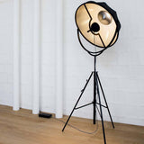 Fortuny Floor Lamp by Pallucco, Color: Black/White-Palluco, Black/Gold Metallic-Palluco, Semi Gloss Black/Bronze Metallic-Palluco, Semi Gloss Black/Metallic Silver-Palluco, Beige/White-Palluco, White/White-Palluco, Finish: Black, Titanium, White, | Casa Di Luce Lighting