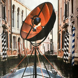 Fortuny Floor Lamp by Pallucco, Color: Black/White-Palluco, Black/Gold Metallic-Palluco, Semi Gloss Black/Bronze Metallic-Palluco, Semi Gloss Black/Metallic Silver-Palluco, Beige/White-Palluco, White/White-Palluco, Finish: Black, Titanium, White, | Casa Di Luce Lighting