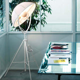 Fortuny Floor Lamp by Pallucco, Color: Black/White-Palluco, Black/Gold Metallic-Palluco, Semi Gloss Black/Bronze Metallic-Palluco, Semi Gloss Black/Metallic Silver-Palluco, Beige/White-Palluco, White/White-Palluco, Finish: Black, Titanium, White, | Casa Di Luce Lighting