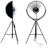 Fortuny Floor Lamp by Pallucco, Color: Black/White-Palluco, Black/Gold Metallic-Palluco, Semi Gloss Black/Bronze Metallic-Palluco, Semi Gloss Black/Metallic Silver-Palluco, Beige/White-Palluco, White/White-Palluco, Finish: Black, Titanium, White, | Casa Di Luce Lighting