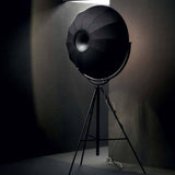 Fortuny Petite Floor Lamp by Pallucco, Color: Black/White-Palluco, Black/Gold Metallic-Palluco, Semi Gloss Black/Bronze Metallic-Palluco, Semi Gloss Black/Metallic Silver-Palluco, Beige/White-Palluco, White/White-Palluco, Finish: Black, Titanium, White, | Casa Di Luce Lighting