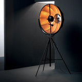 Fortuny Petite Floor Lamp by Pallucco, Color: Black/White-Palluco, Black/Gold Metallic-Palluco, Semi Gloss Black/Bronze Metallic-Palluco, Semi Gloss Black/Metallic Silver-Palluco, Beige/White-Palluco, White/White-Palluco, Finish: Black, Titanium, White, | Casa Di Luce Lighting