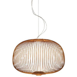 Spokes 3 Pendant By Foscarini, Color: Copper, , | Casa Di Luce Lighting