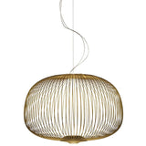 Spokes 3 Pendant By Foscarini, Color: Gold, , | Casa Di Luce Lighting