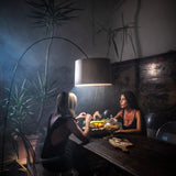 Twiggy Wood Floor Lamp in dinning room