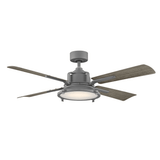 Nautilus Ceiling Fan with Light by Modern Forms, Finish: Graphite, Black Matte, Bronze Oil Rubbed, Color Temperature: 2700K, 3000K, 3500K, | Casa Di Luce Lighting