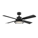 Nautilus Ceiling Fan with Light by Modern Forms, Finish: Graphite, Black Matte, Bronze Oil Rubbed, Color Temperature: 2700K, 3000K, 3500K, | Casa Di Luce Lighting