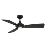 Mykonos Ceiling Fan with Light by Modern Forms, Finish: Black Matte, Color Temperature: 2700K, | Casa Di Luce Lighting