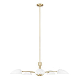 Jane Chandelier by ED by Ellen DeGeneres, Finish: Midnight Black, White Matte, , | Casa Di Luce Lighting