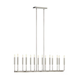 Brianna Linear Chandelier by ED by Ellen DeGeneres, Finish: Nickel Polished, , | Casa Di Luce Lighting
