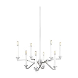 Hopton Chandelier by ED by Ellen DeGeneres, Finish: Nickel Polished, Midnight Black, , | Casa Di Luce Lighting