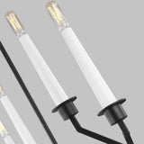 Hopton Linear Chandelier by ED by Ellen DeGeneres, Finish: Nickel Polished, Midnight Black, , | Casa Di Luce Lighting