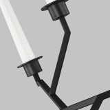 Hopton Linear Chandelier by ED by Ellen DeGeneres, Finish: Nickel Polished, Midnight Black, , | Casa Di Luce Lighting