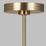 Brisbin Pendant by ED by Ellen DeGeneres, Finish: Nickel Polished, White Matte, Burnished Brass, Size: Large, | Casa Di Luce Lighting