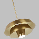 Brisbin Pendant by ED by Ellen DeGeneres, Finish: Nickel Polished, White Matte, Burnished Brass, Size: Large, | Casa Di Luce Lighting