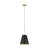 Carter Pendant by ED by Ellen DeGeneres, Finish: White Matte, Midnight Black, Size: Wide, Tall, | Casa Di Luce Lighting