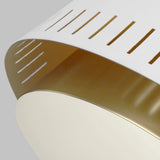 Carter Pendant by ED by Ellen DeGeneres, Finish: White Matte, Midnight Black, Size: Wide, Tall, | Casa Di Luce Lighting