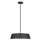 Asher Pendant by ED by Ellen DeGeneres, Finish: Midnight Black, White Matte, , | Casa Di Luce Lighting