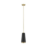 Carter Pendant by ED by Ellen DeGeneres, Finish: White Matte, Midnight Black, Size: Wide, Tall, | Casa Di Luce Lighting