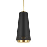 Carter Pendant by ED by Ellen DeGeneres, Finish: White Matte, Midnight Black, Size: Wide, Tall, | Casa Di Luce Lighting