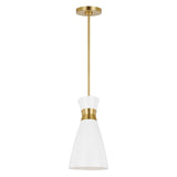 Heath Pendant by ED by Ellen DeGeneres, Finish: Nickel Polished, Burnished Brass, Size: Small, Large, | Casa Di Luce Lighting