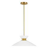 Heath Pendant by ED by Ellen DeGeneres, Finish: Nickel Polished, Burnished Brass, Size: Small, Large, | Casa Di Luce Lighting