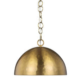 Burnished Brass 15 inch Whare Pendant by ED Ellen DeGeneres