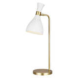 Joan Task Lamp by ED by Ellen DeGeneres, Finish: Midnight Black, White Matte, , | Casa Di Luce Lighting