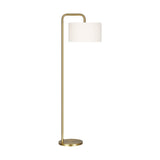 Dean Floor Lamp by ED by Ellen DeGeneres, Finish: Nickel Polished, Burnished Brass, , | Casa Di Luce Lighting