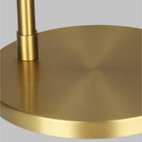 Dean Floor Lamp by ED by Ellen DeGeneres, Finish: Nickel Polished, Burnished Brass, , | Casa Di Luce Lighting