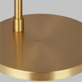 Jamie Floor Lamp by ED by Ellen DeGeneres, Finish: Nickel Polished, Burnished Brass, , | Casa Di Luce Lighting