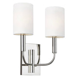Brianna Sconce by ED by Ellen DeGeneres, Finish: Nickel Polished, Burnished Brass, Number of Lights: 1, 2, | Casa Di Luce Lighting
