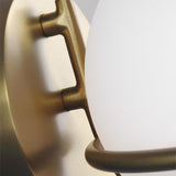 Apollo Wall Sconce by Feiss by Generation Lighting, Finish: BB - Burnished Brass, Nickel Polished, , | Casa Di Luce Lighting