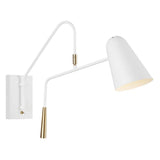 Matte White Simon Wall Light by ED Ellen DeGeneres