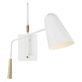Matte White Simon Wall Light by ED Ellen DeGeneres