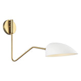 Jane Task Wall Light by ED by Ellen DeGeneres, Finish: Midnight Black, White Matte, Number of Lights: 1, 2, | Casa Di Luce Lighting